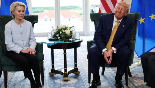 Урсула вдигна бялото знаме пред Тръмп