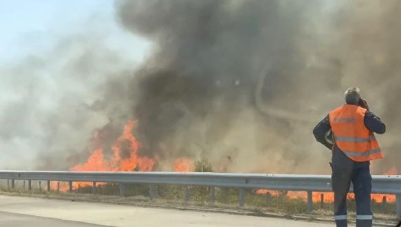 Първи кадри от ОГНЕНИЯ АД на Тракия се появиха в мрежата