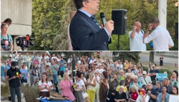 ТОТАЛЕН КРАХ! Промяната събра едва 200 души на протеста във Варна, Кокорчо трепери от страх, че ще последва съдбата на Благо Коцев