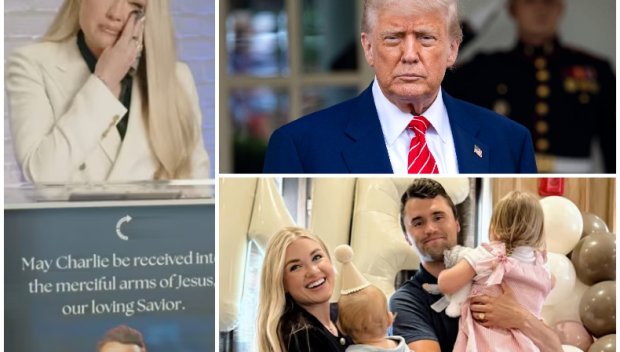 Ерика Кърк ПРЕЗ СЪЛЗИ: Президент Тръмп, Чарли ви обичаше. Това, което той изгради, няма да умре! Няма! (ВИДЕО)