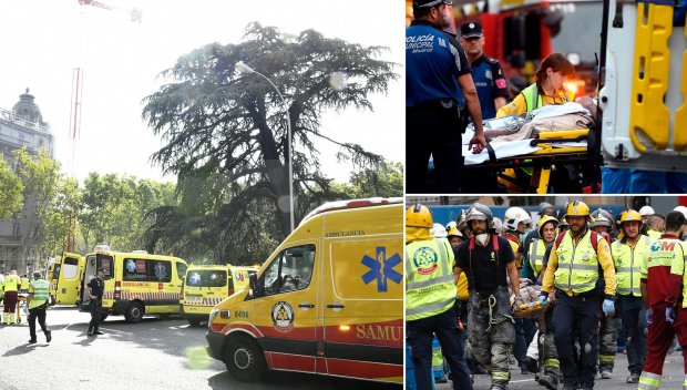 Четири тела вече са извадени изпод срутената сграда в Мадрид