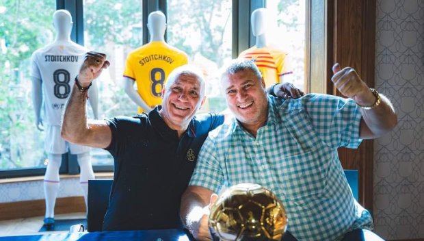 Стоичков поздрави Любо Ганев за юбилея