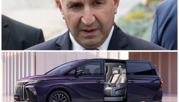 Радев играе ролята на много ядосан политически човек, който е изпуснал своя кораб. Не му отива да се занимава с каква бронирана кола къде отива