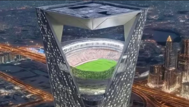 Саудитска Арабия ще строи футболен стадион на 350-метров небостъргач