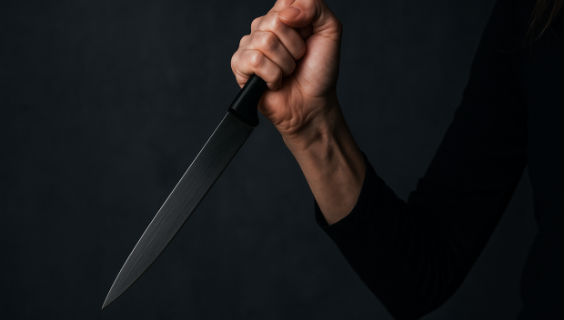 Удар в ребрата и нож в бедрото: Задържаха мъж за побой над жената, с която живее