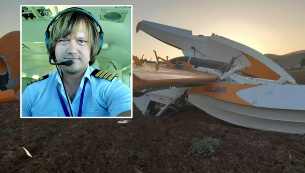 Погребаха пилота с българско гражданство, загинал в авиокатастрофа в Хърватия