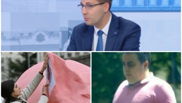 СМЯХ В ПИК TV! Подиграха жестоко Асен Василев заради розовото прасе в Триъгълника на властта: Вашият паметник е готов, приберете си го - приликата е невероятна (ВИДЕО)