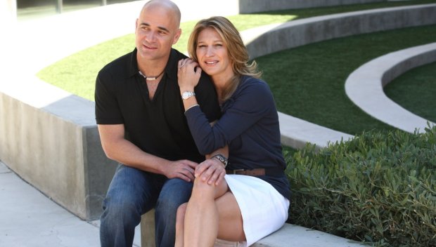 Щефи Граф и Андре Агаси - в Лас Вегас, но далеч от светлините