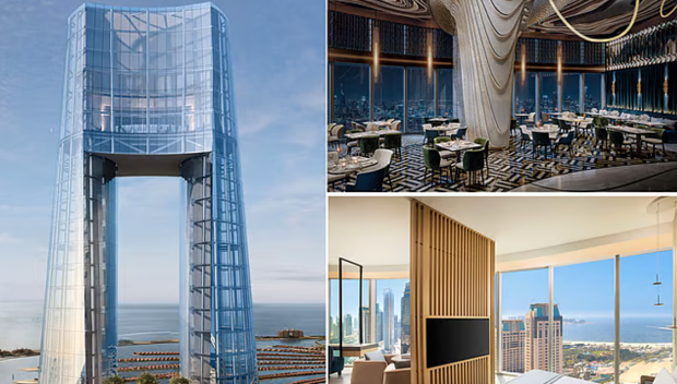 СЛУЧАЕН РЕКОРД: Най-високият хотел в света отвори врати в Дубай (ВИДЕО)