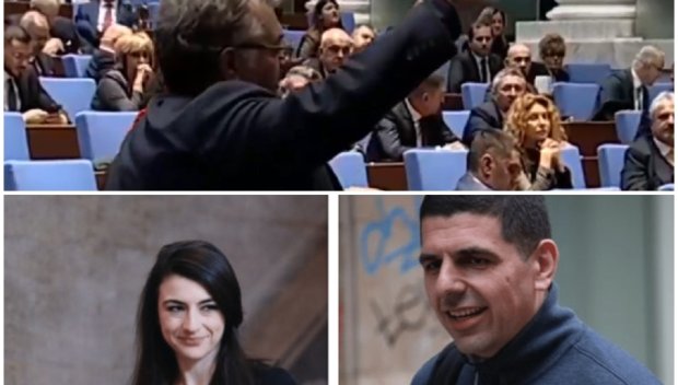 КОПАЯТ ДЪНОТО! Хора от ППДБ крещят и викат в парламента - Лена и Ивайло Мирчев блеснаха с протестърска стъкмистика