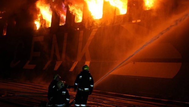 Руски дрон порази турски ферибот, закотвен на пристанището в Одеса (ВИДЕО)