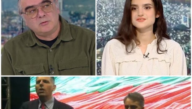 Напълно изплискаха легена! Шесторазредни говорещи глави ни обясняват, че цялата галактика така се възпали от пеенето на Телото и Кокора, че тутакси ѝ се прииска да гласува за ППДБ