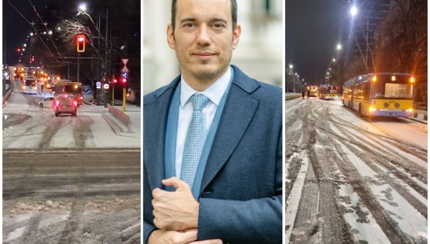 Общинар от ГЕРБ: В София е страшно - снегопочистване няма, улици са заледени, вината е на Терзиев