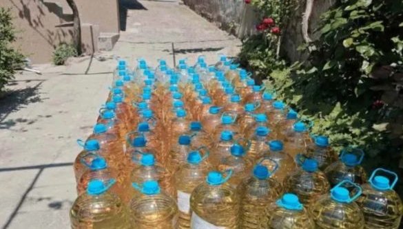 Иззеха 215 литра алкохол в Паразджишко