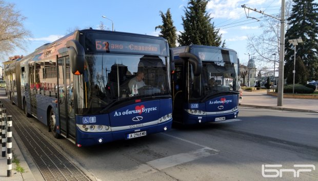 Пуснаха електрически автобуси в Бургас