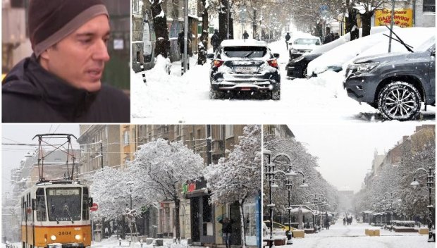 НА ВАСКО ЗИМАТА МУ КРИВА: Градският транспорт в София забуксува в снега