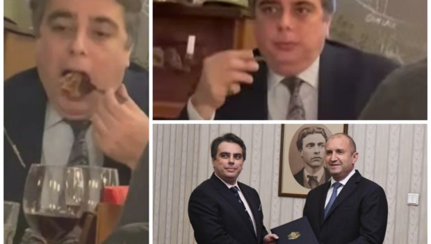 НЕ Е ВИНОВЕН ДЕЛЯН ДОБРЕВ: Документираха с ВИДЕО как Асен Василев нагъва телешки стекове в лъскав ресторант