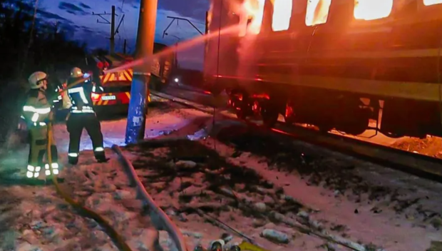 Киев обвини Москва в тероризъм, след като дрон порази влак и уби петима души. Русия запази мълчание