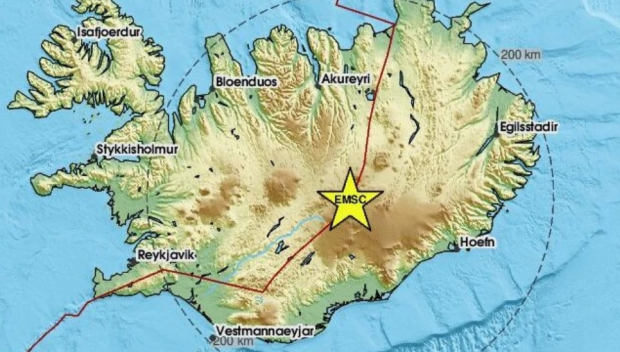 ГНЕВЪТ НА ЗЕМЯТА! 5,3 по Рихтер разтърси Исландия