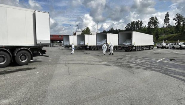 Русия и Украйна си размениха тела на загинали във войната