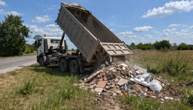 Хванаха мъж, изсипал камион със строителни отпадъци край самоковско село