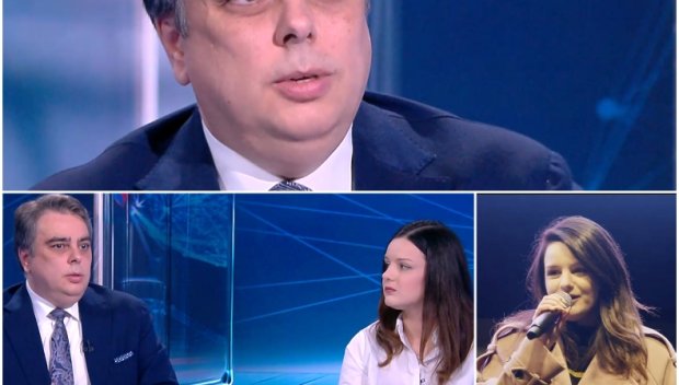 УМИЛИТЕЛЕН ДУЕТ: Кокорчо с цицоресто джензи облъчват ефира с банални опорки. Василев готов да коли и беси, ако му се даде власт