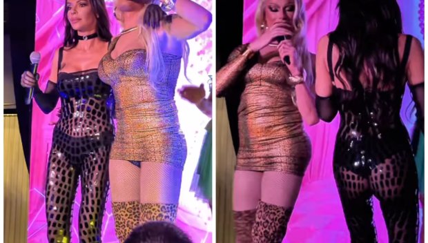 Галена и Диона заголиха трътки