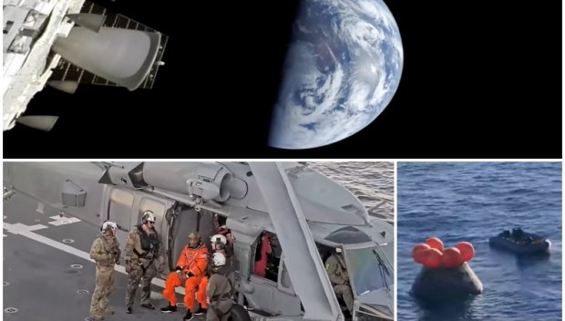 Приземяване по учебник: Астронавтите от Артемис II се завърнаха на Земята (ВИДЕО)