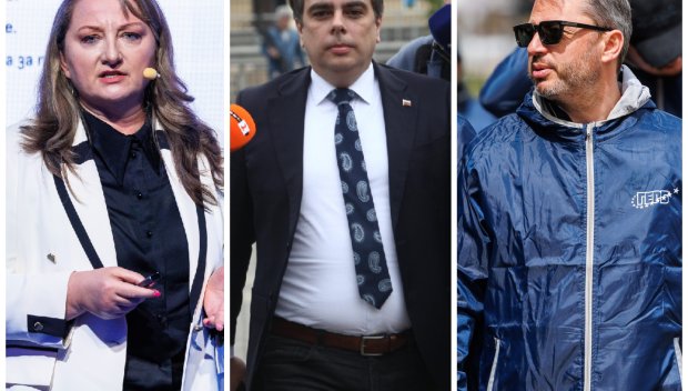 РОК ЗВЕЗДА ОТ АЛИ ЕКСПРЕС: Асен Василев с 25 човека клакьори да го аплодират срещу Добрев и Сачева (ВИДЕО)