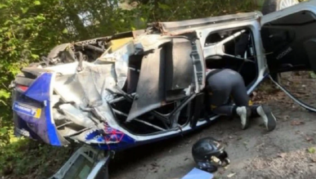 Бащата на Макс Верстапен катастрофа на Рали Валония