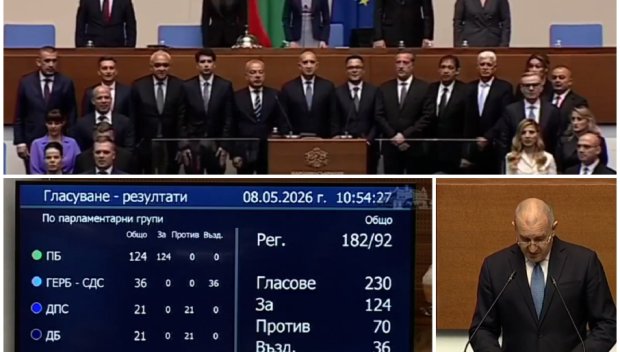 ИЗВЪНРЕДНО В ПИК TV! Новото правителство положи клетва. Избраха Румен Радев със 124 гласа за премиер (ВИДЕО/ОБНОВЕНА)