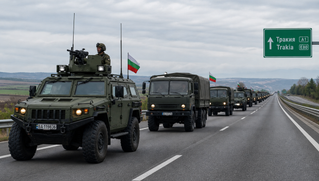 Колони военна техника тръгват за учението Отвъд хоризонта 26“