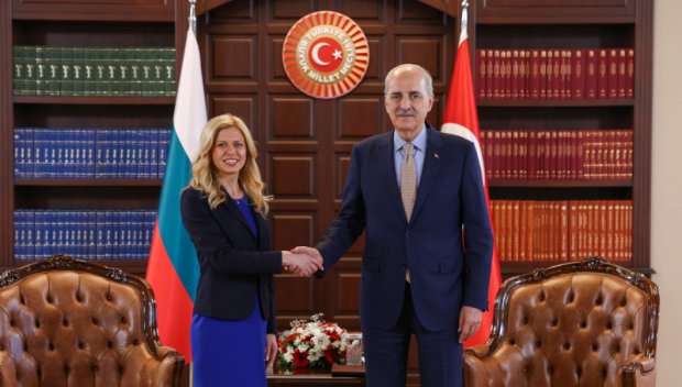 Михаела Доцова се срещна с председателя на турския парламент Нуман Куртулмуш (СНИМКИ)