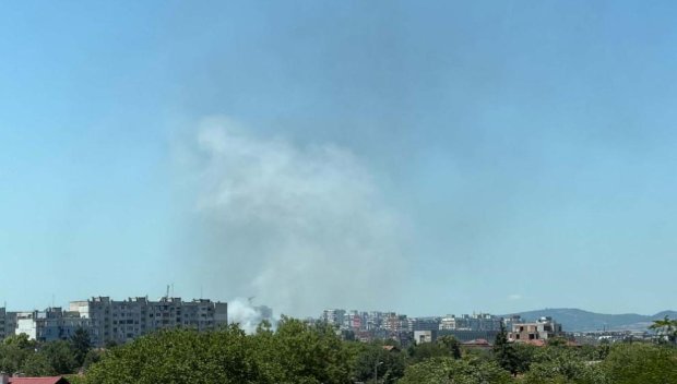 Голям пожар между столичните квартали „Люлин“ и „Модерно предградие“