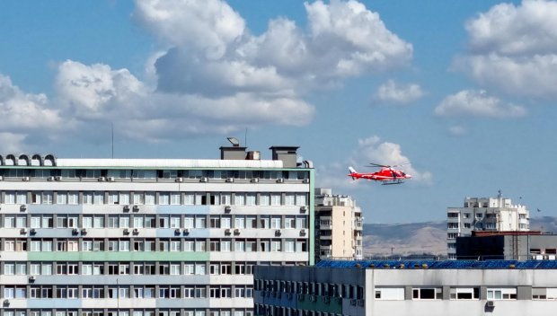 Въздушна линейка транспортира 10-годишно дете в тежко състояние от Бургас