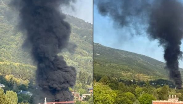 Пожар лумна в Драгалевци