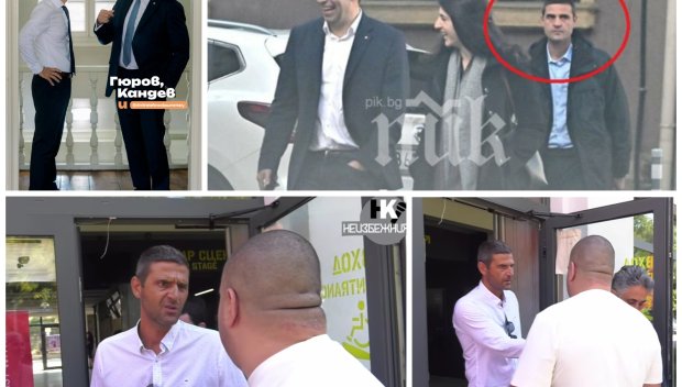 ГОРЕЩО В ПИК: Охранителят на Кирил Петков, когото Промяната гласеше за шеф на НСО, заварди Гюров и Кандев (ВИДЕО)
