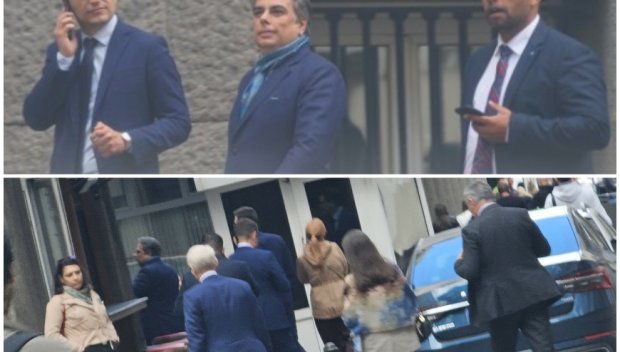 САМО В ПИК! Асен Василев сложи зимния шал при 17 градуса навън и привика на спявка депутатите си в столична пицария (СНИМКИ)