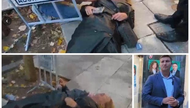 БРУТАЛНО В ПИК: Хора на Радев нападнаха журналист - откараха с линейка Соня Колтуклиева в болница (ВИДЕО) 