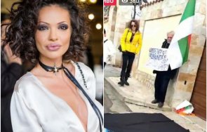 журналистката калина паскалева потресена разпънатия черен чаршаф дома борисов ужасяващи кадри съм виждала