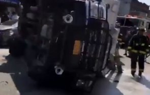 една загинала осем ранени катастрофа линейка йорк