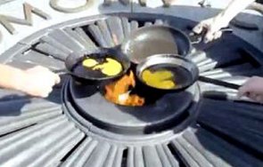 погнаха руска баба изпържила яйца вечния огън