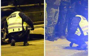 пик разследващите търсят улики моста където вреоятно криел убиецът дракополов снимки