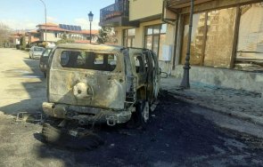 вендета подпалиха джип бизнесмен казанлък снимки