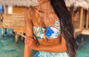 Кристина Нгуен на Малдивите