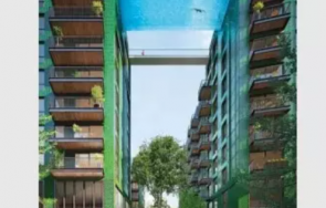 лондон откриват басейн въздуха