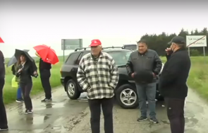 жители северозапада протест зарази лошите пътища снимки