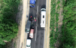 последните минути камион бус разбиха околовръстното пловдив