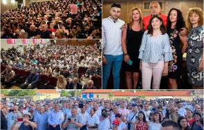 социолози впечатлени борисов помете противниците ударна вълна качва рязко финалната права хиляди българи чакат часове страната лидера герб снимки