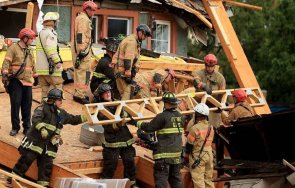 петима души ранени срутване сграда вашингтон видео